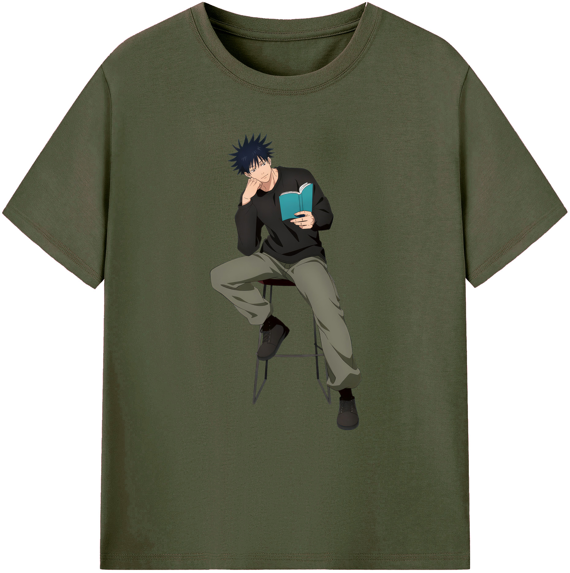 （画像用） 呪術廻戦 Jujutsu Kaisen 綿100％ メンズ半袖Tシャツ｜肌触りやわらか＆通気性
